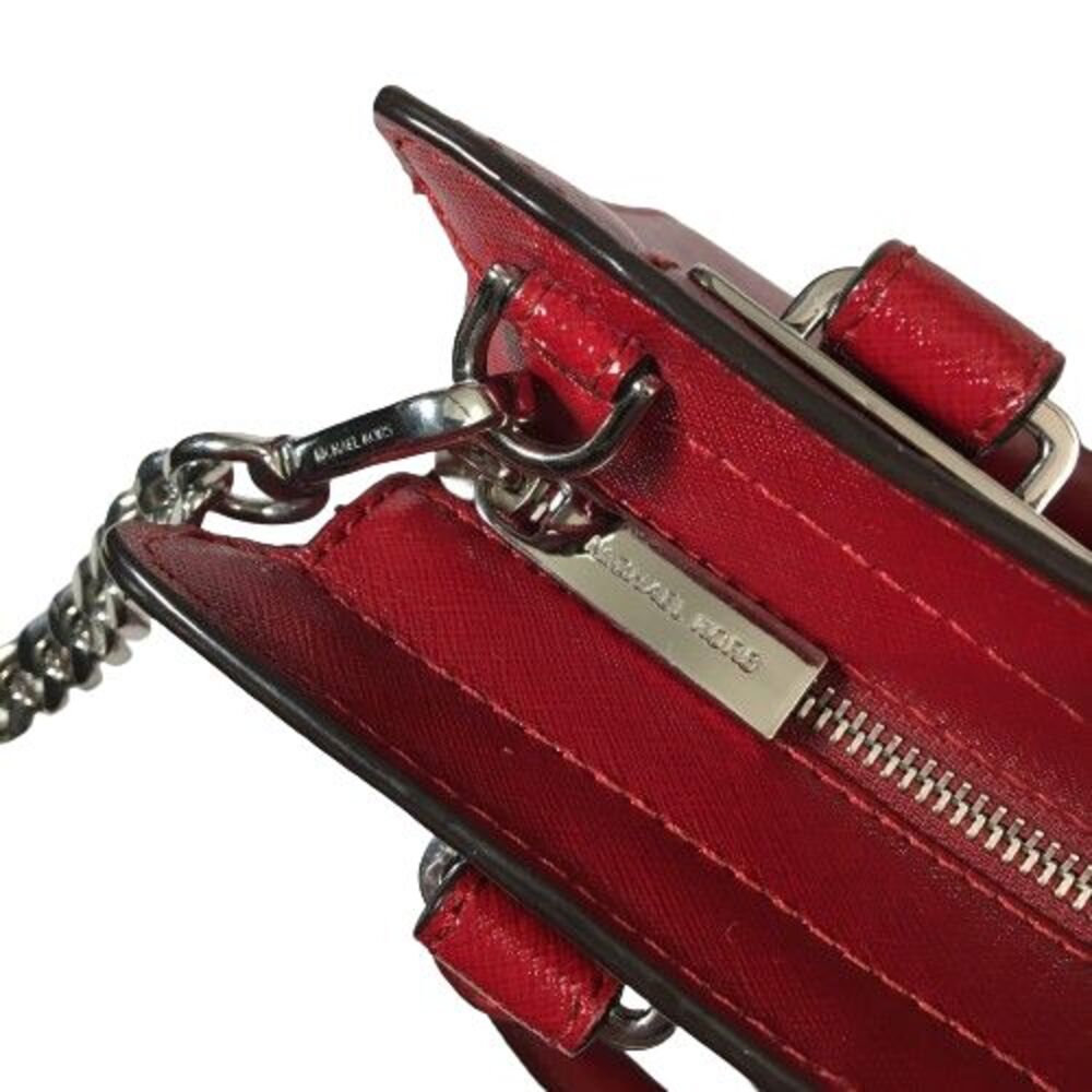 Michael Kors Quinn Saffiano Leather Small Satchel Messenger Crossbody Bag $298 - Picture 15 of 16